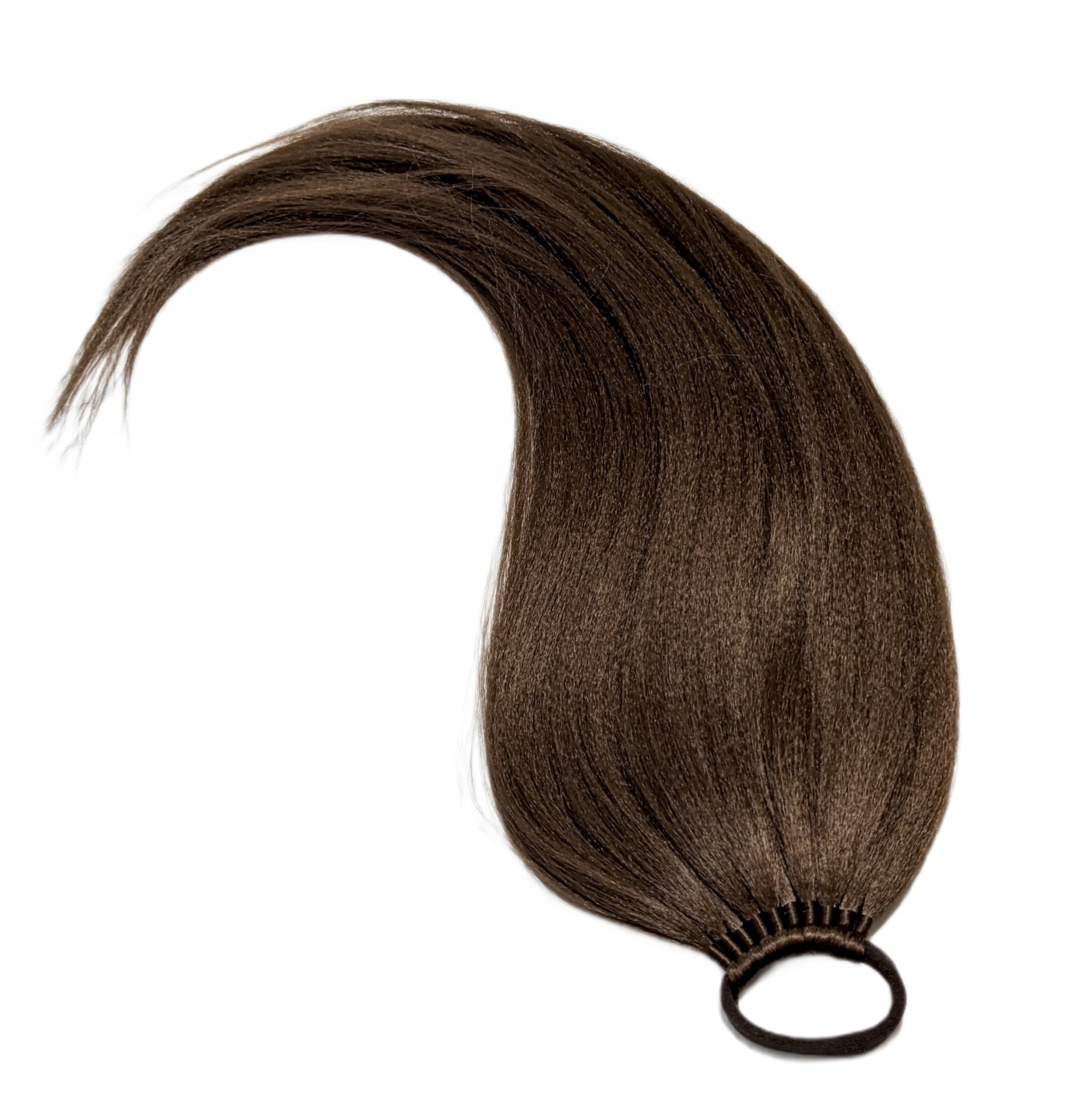 Připínací poník na gumičce, Příčesek, ručně vyrobená, hnědá, Roztomilá Brunetka, 80 cm