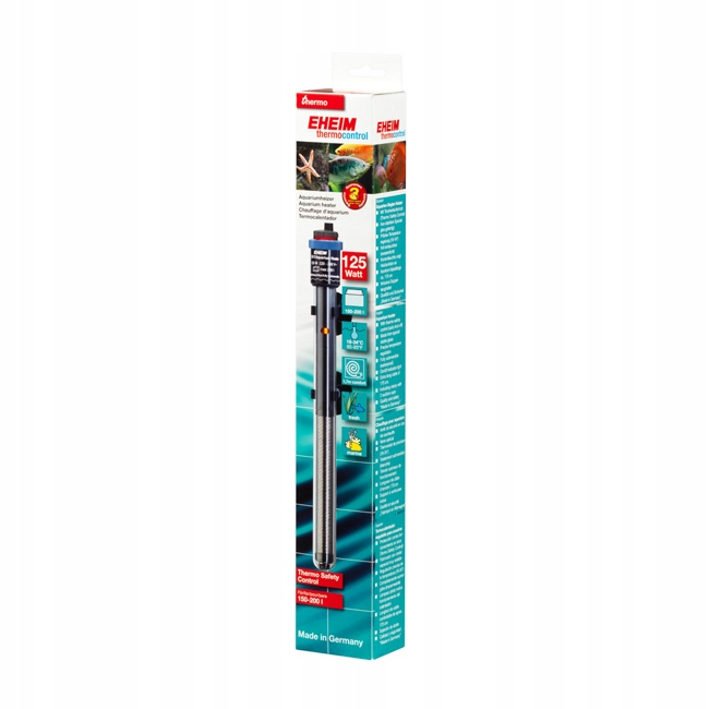 Levně Eheim Jager Ohřívač S Termostatem 125W Akvárium Odolný Velký Rozsah