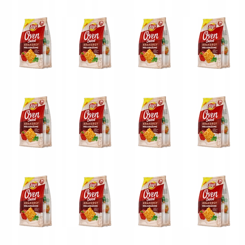 Lay's Oven Baked Krekry víceobilné červená paprika v bylinkách 80g X12
