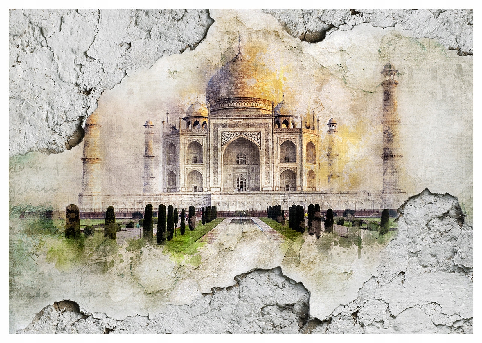 Fototapeta Tádž Mahal architektura Indie perspektiva 300x210 lepidlo