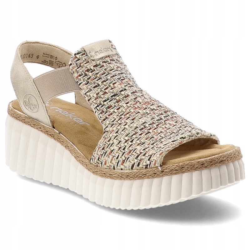 Sandály Rieker 69172-60 Beige