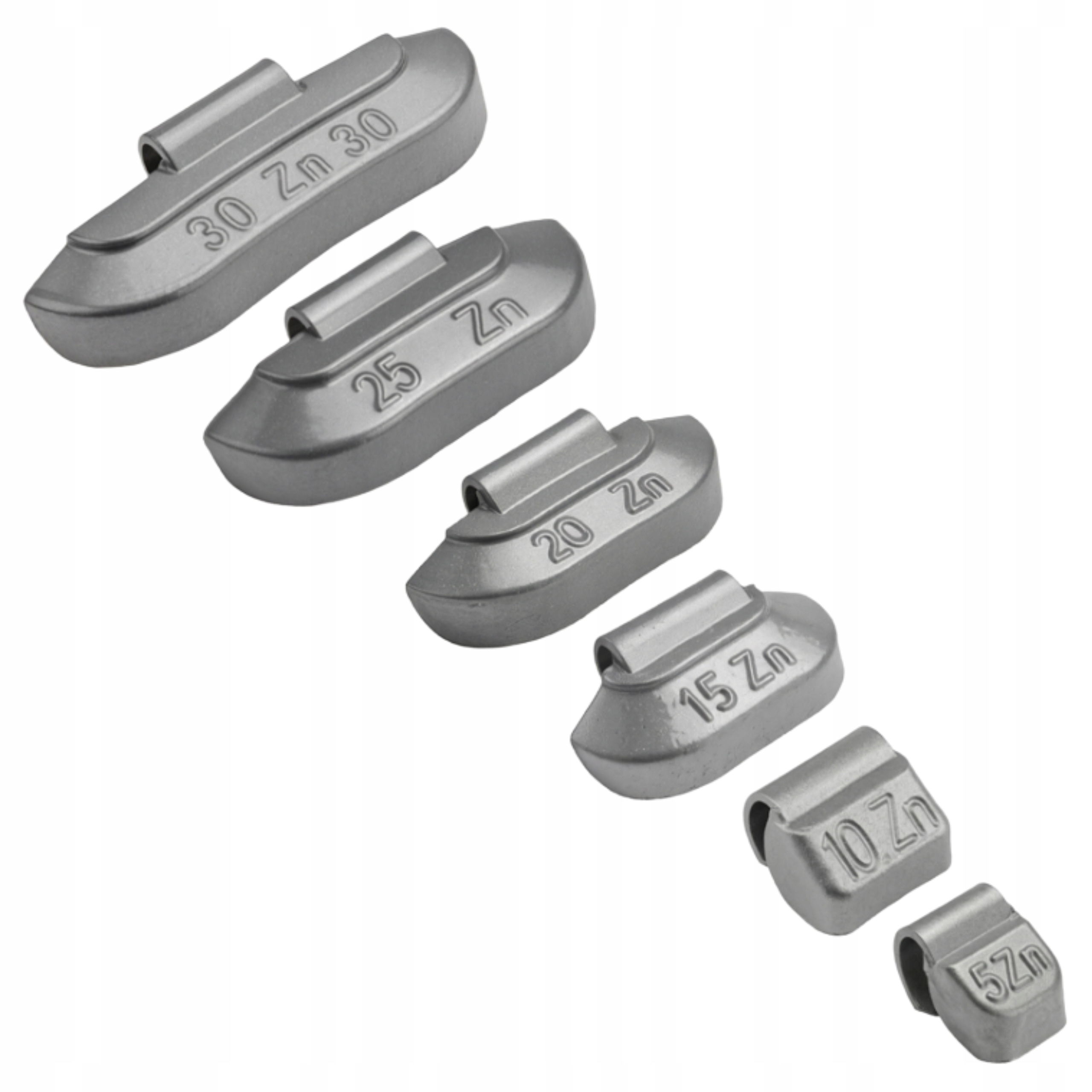 Sada Zinkových Závaží Pro Ocelové Ráfky Stix 5-30 g 300 ks
