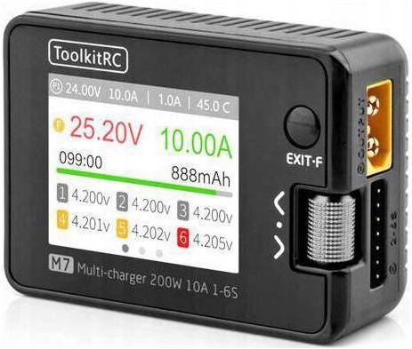 Ładowarka DC 7-28V ToolkitRC M7 LiPo 1-6S 10A