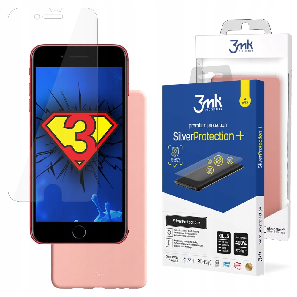 

Folia hydrożelowa + Etui 3mk do iPhone 7+ / 8 Plus