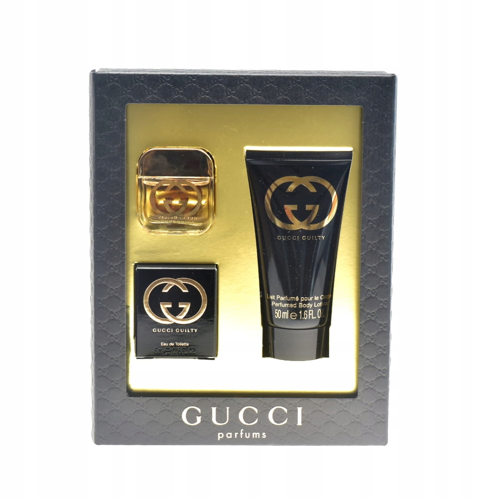 Dárková Sada Gucci Guilty Eau de Toilette 5 ml tělový balzám 50 ml