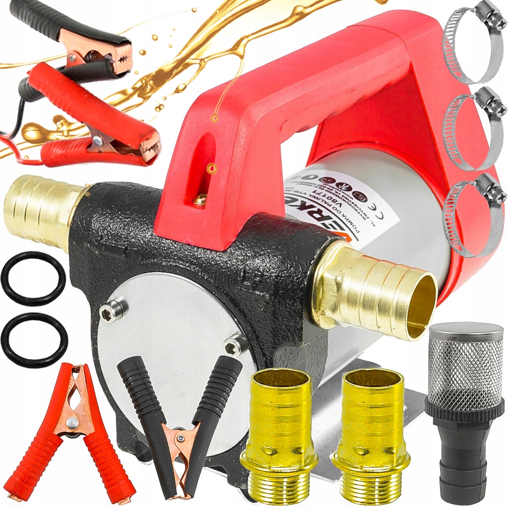 POMPA DO SPUSZCZANIA PALIWA ROPY OLEJU OPAŁOWEGO NAPĘDOWEGO 24V ELEKTRYCZNA