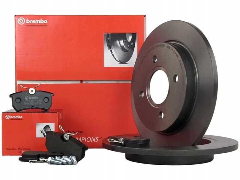 

Brembo Tarcze+klocki Tył Ford Fiesta V VI 253MM