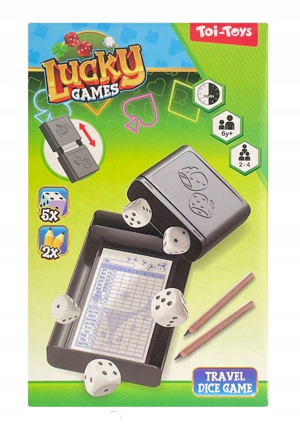 PODRĘCZNY ZESTAW DO GRY W KOŚCI TOI-TOYS