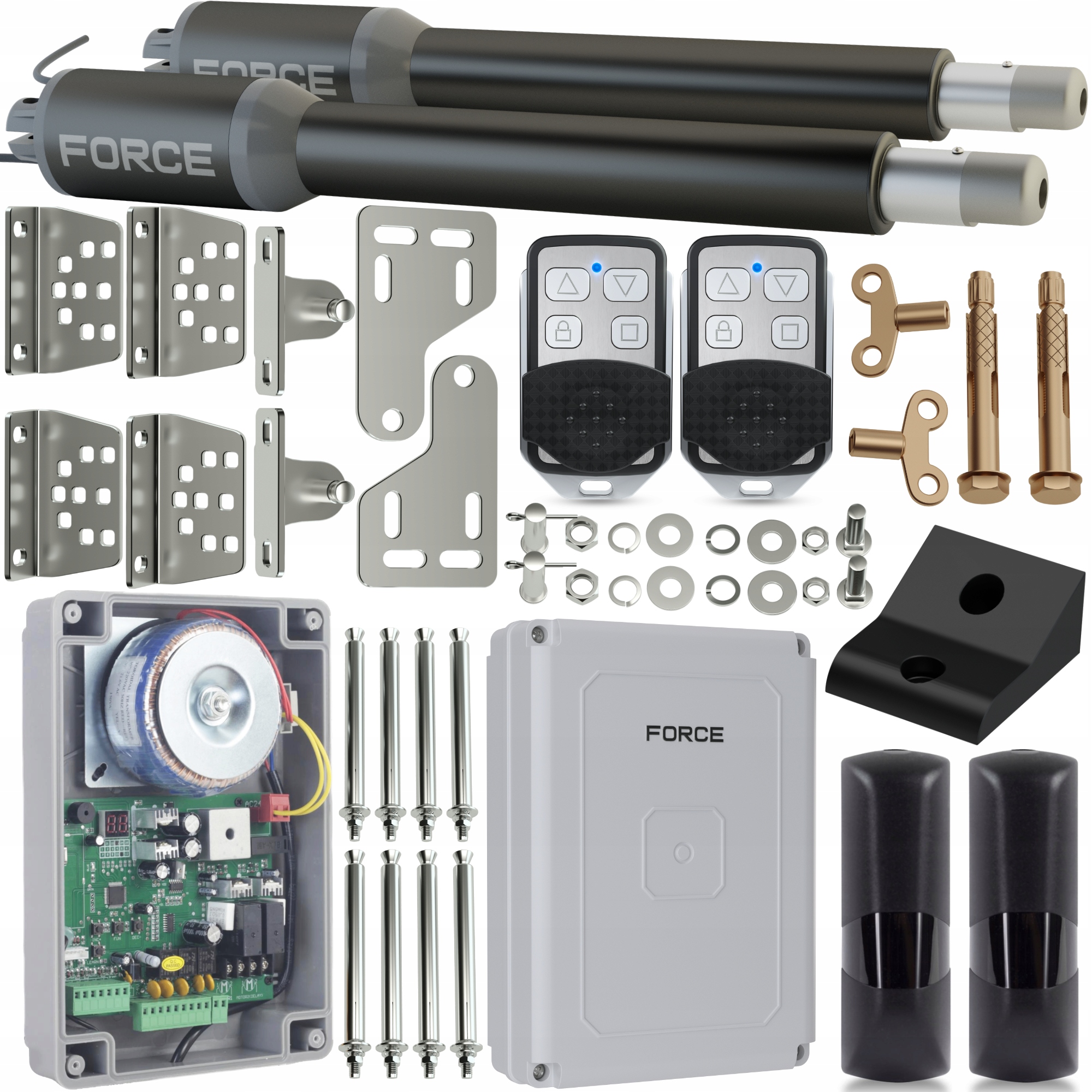Zestaw do bram skrzydłowych Force SW200 2x2m