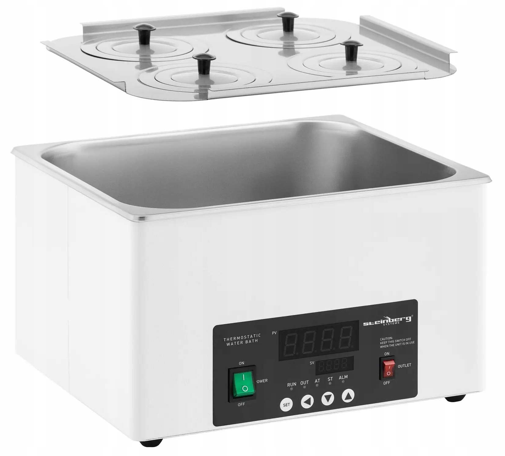 Łaźnia wodna laboratoryjna cyfrowa 14,6 l Steinberg SBS-TWB-2004 1031068