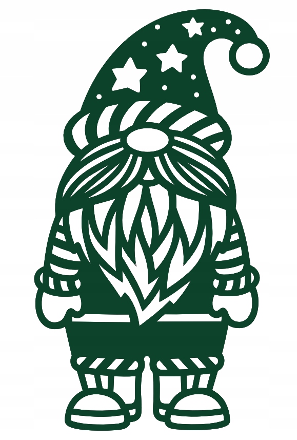 1 Zawieszka świąteczna GNOM KRASNAL ozdoba ŚWIĘTA