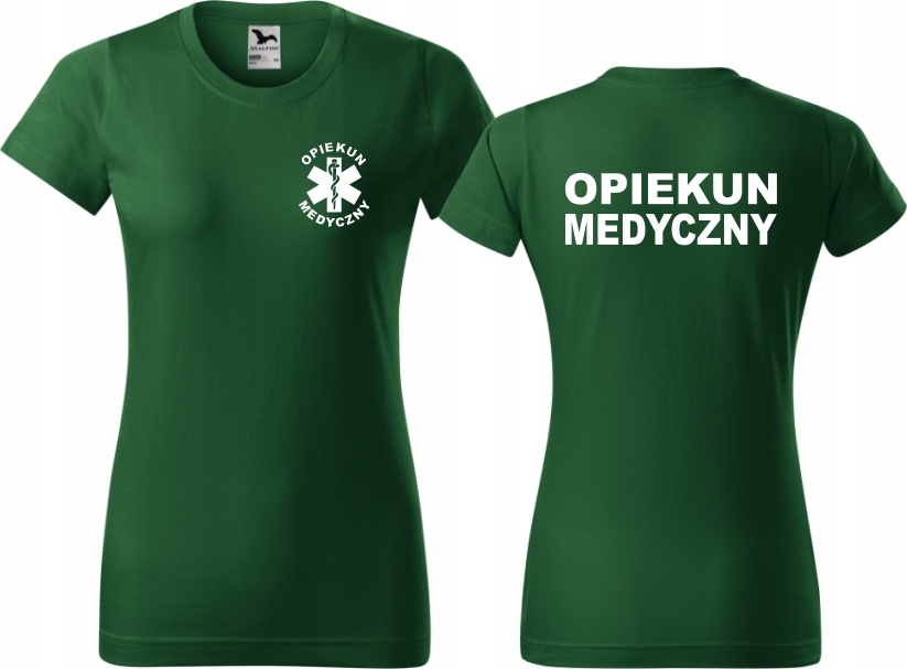 

Koszulka Medyczna Opiekun Medyczny Zielona L