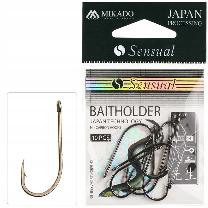 Mikado Sensual Baitholder Bronze r.3/0 10szt. haczyki