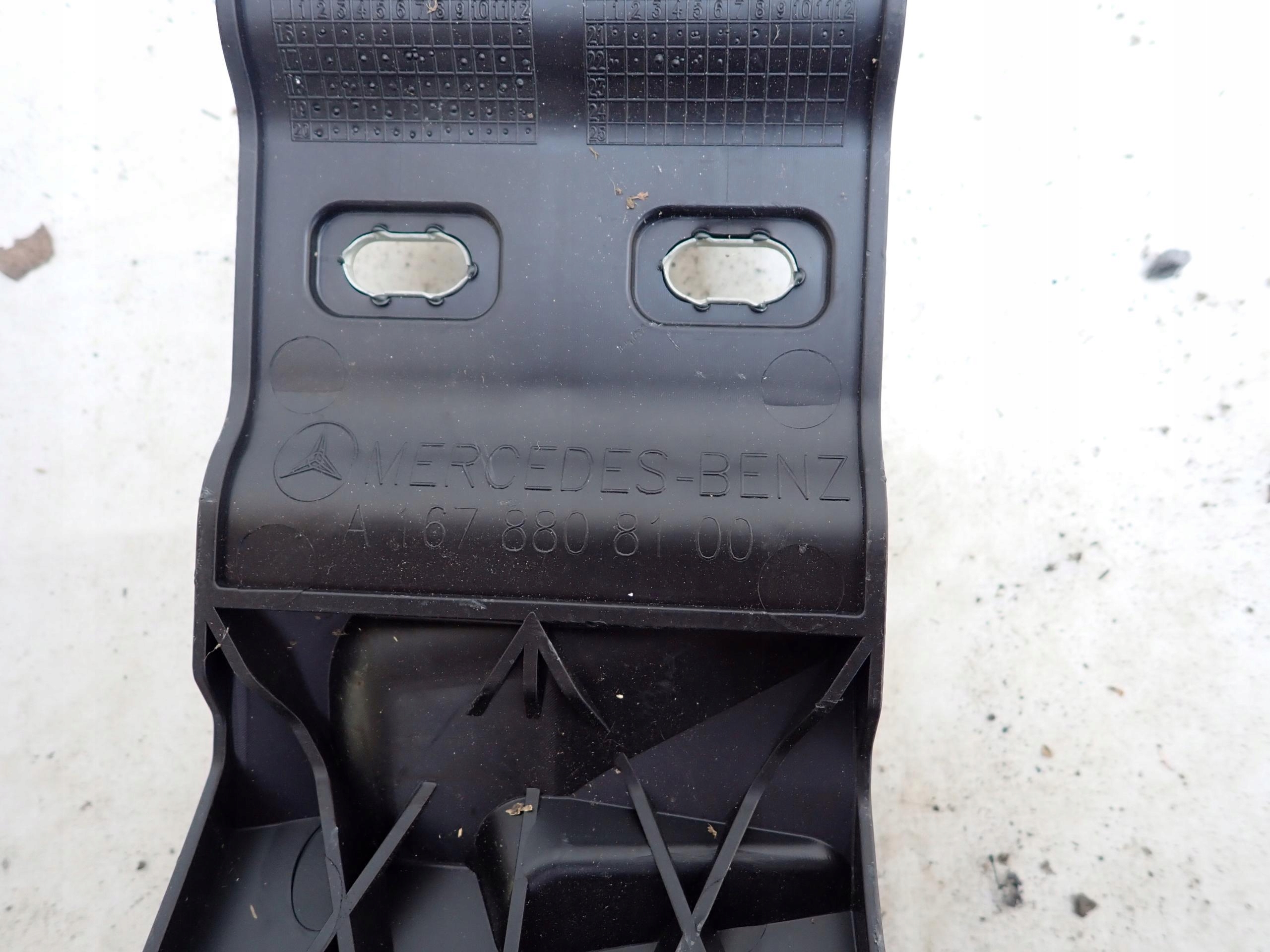 MERCEDES GLE II 2 W167 19-> Support Support plaque Pare choc Arrière