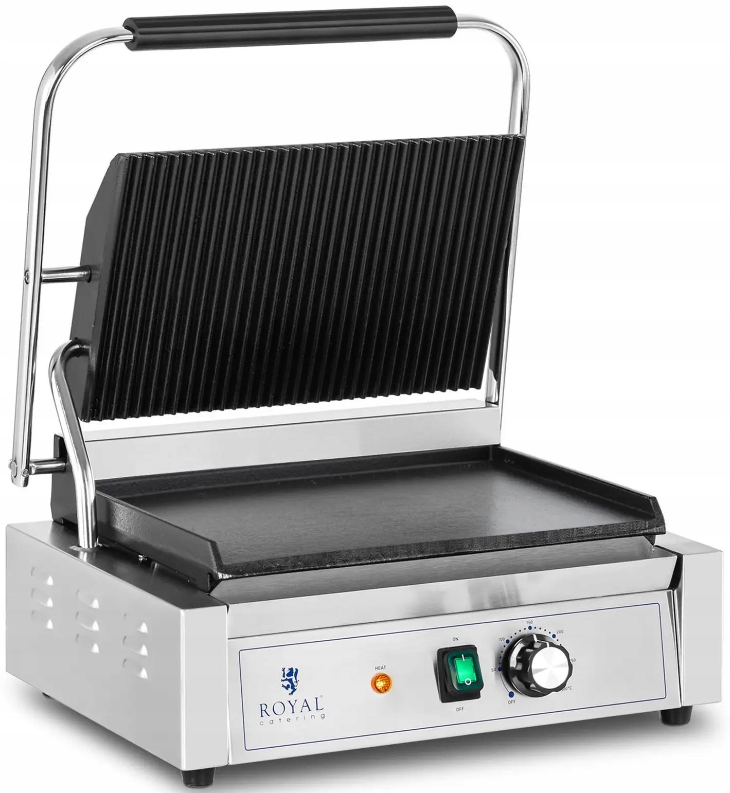 Kontaktní gril 220 W Royal Catering RCPKG-2200-M – Ideální do cukrárny