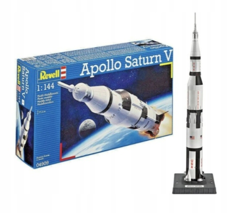 Revell Apollo Saturn V Modellbausatz - 1:144 Maßstab, 77,5 Cm Groß