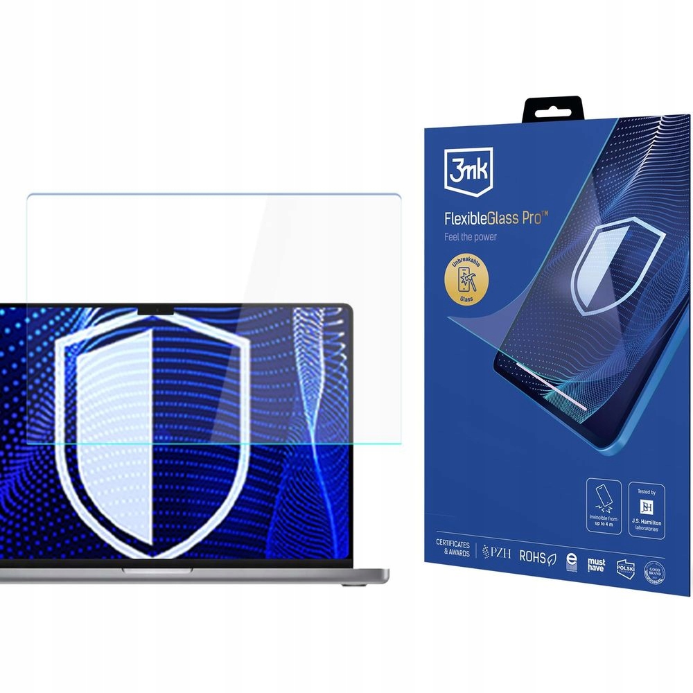 Sklo 3mk pro MacBook Pro 16" 2021-2026, ochranné sklo, na displej