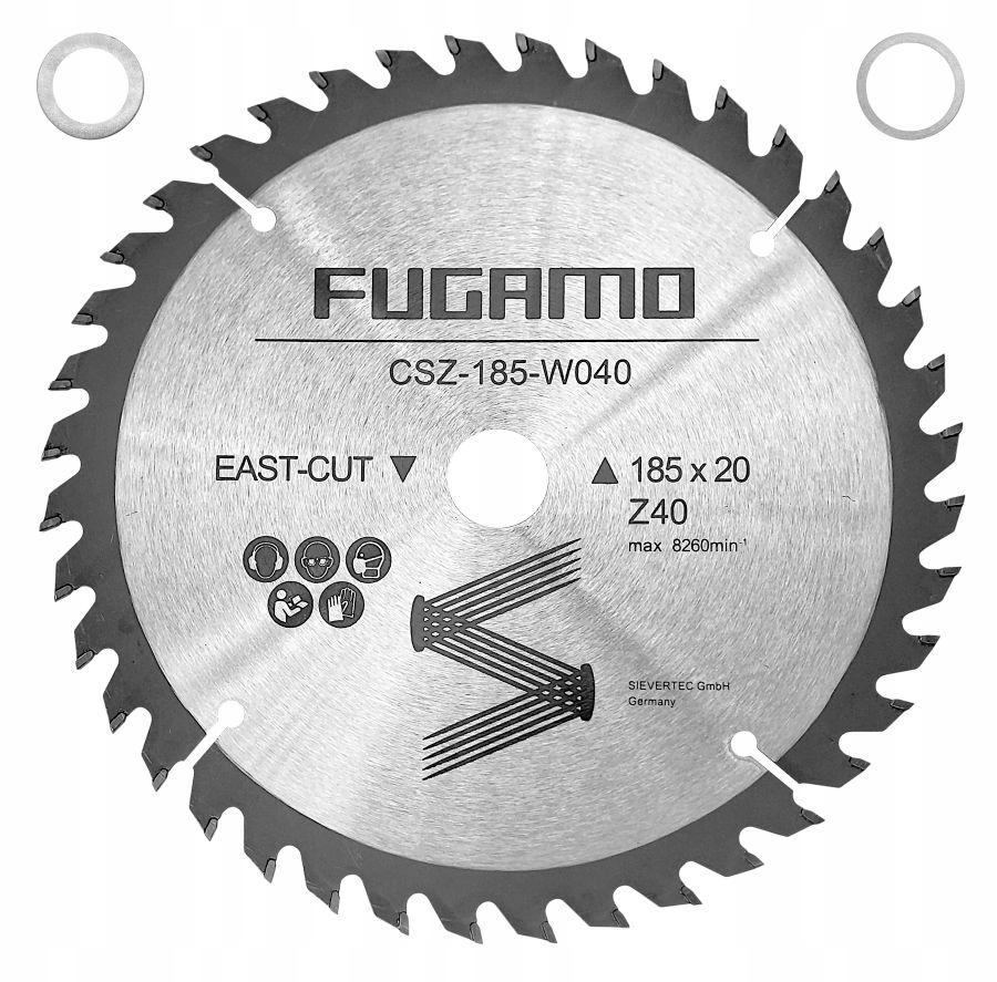 PIŁA TARCZOWA DO DREWNA 185X20 MM 40 ZĘBÓW WĘGLIK