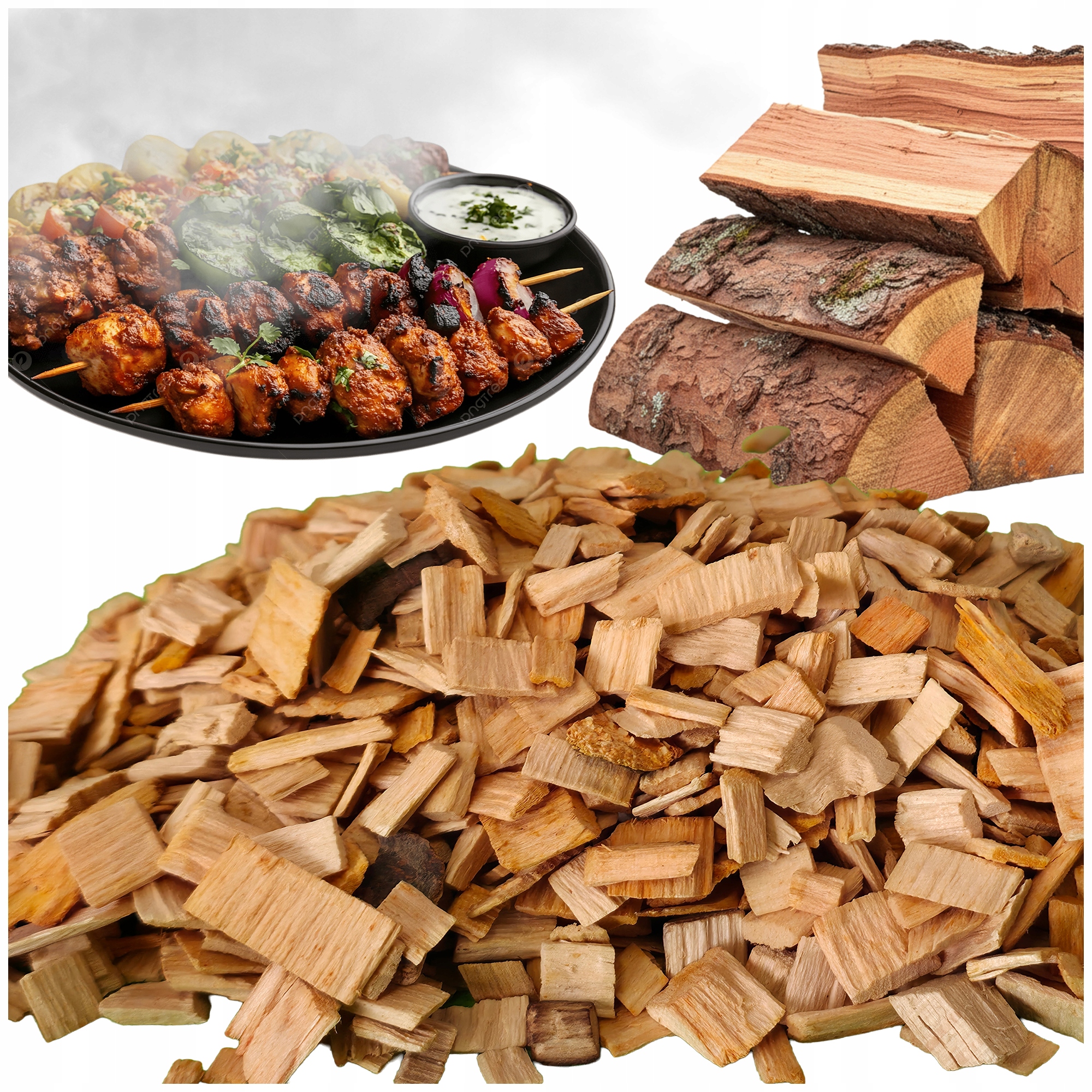 Štěpky Na Uzení Sáček Olše 15KG Kl 10 Přírodní Dřevo Hobliny Olšina