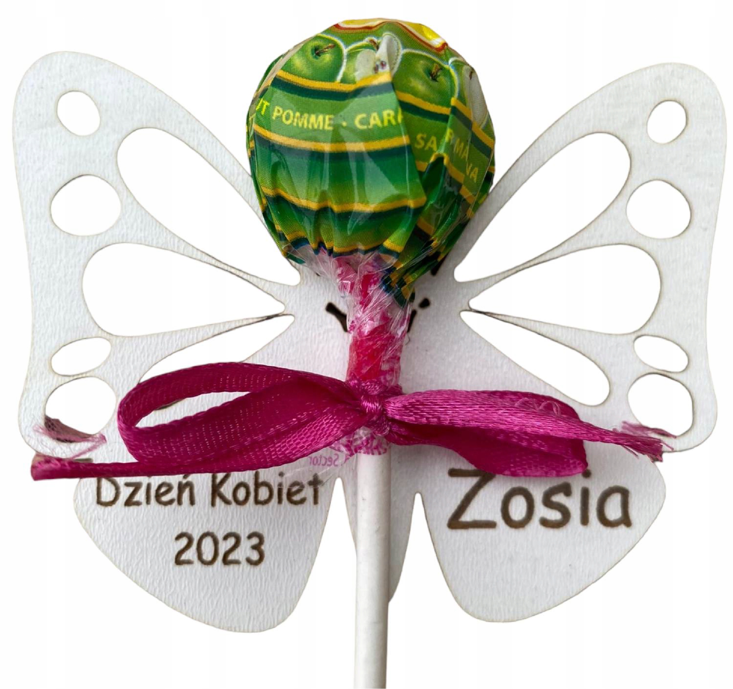 

na Dzień Kobiet Motyl Na Lizaka Extra