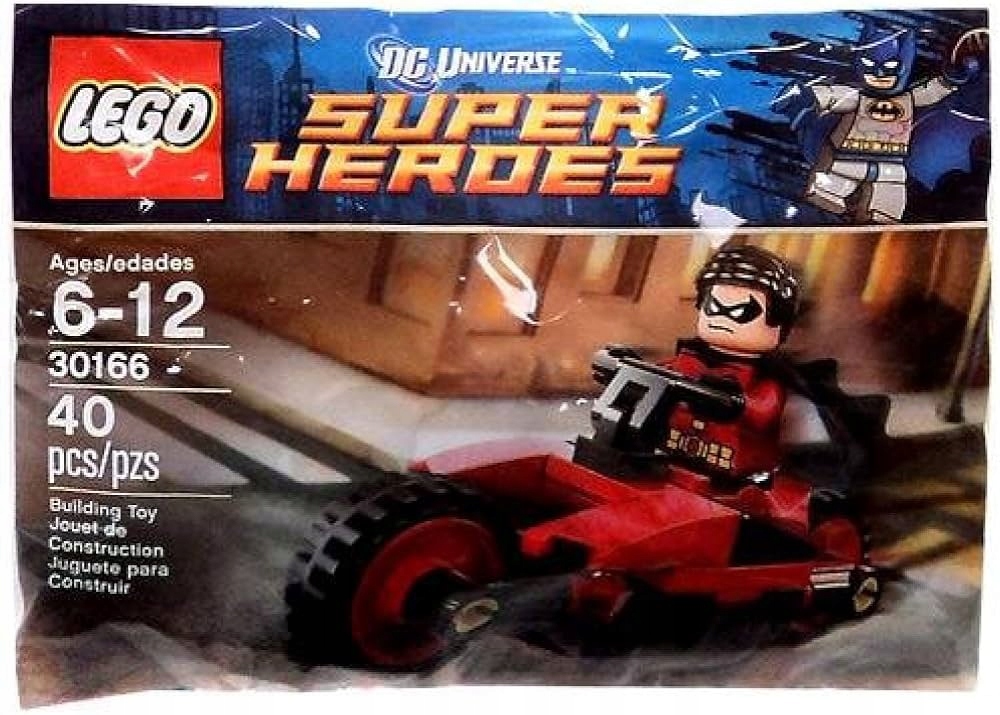 Nový Lego Heroes DC 30166 Unikát Robin Motocykl Matman Misb 2013