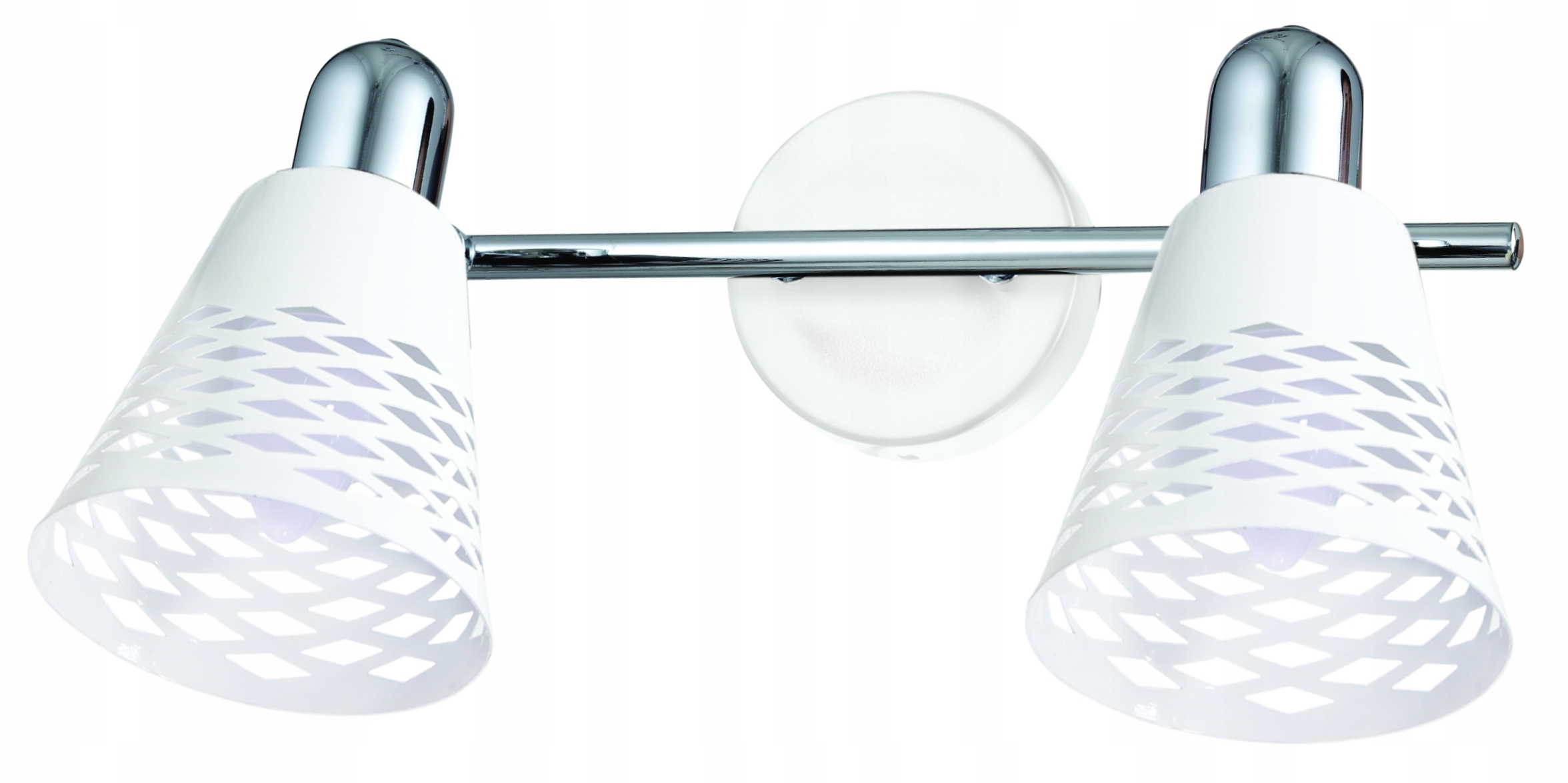Chrom-bílá lišta 2XE14 Discovery Candellux