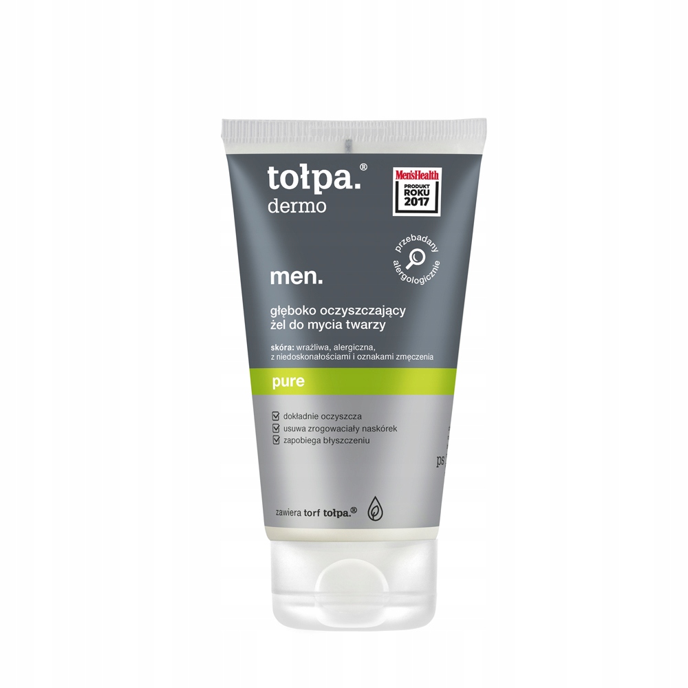 

Oczyszczający żel do twarzy tołpa Men Pure 150ml