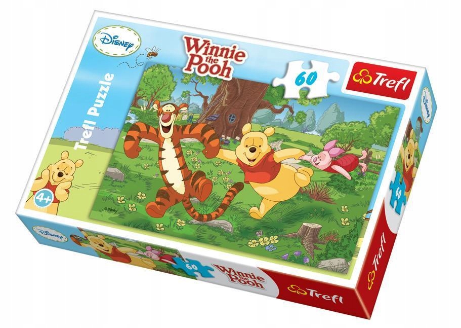 

17207-PUZZLE Kubuś Puchatek 60EL. Trefl Disney 4+