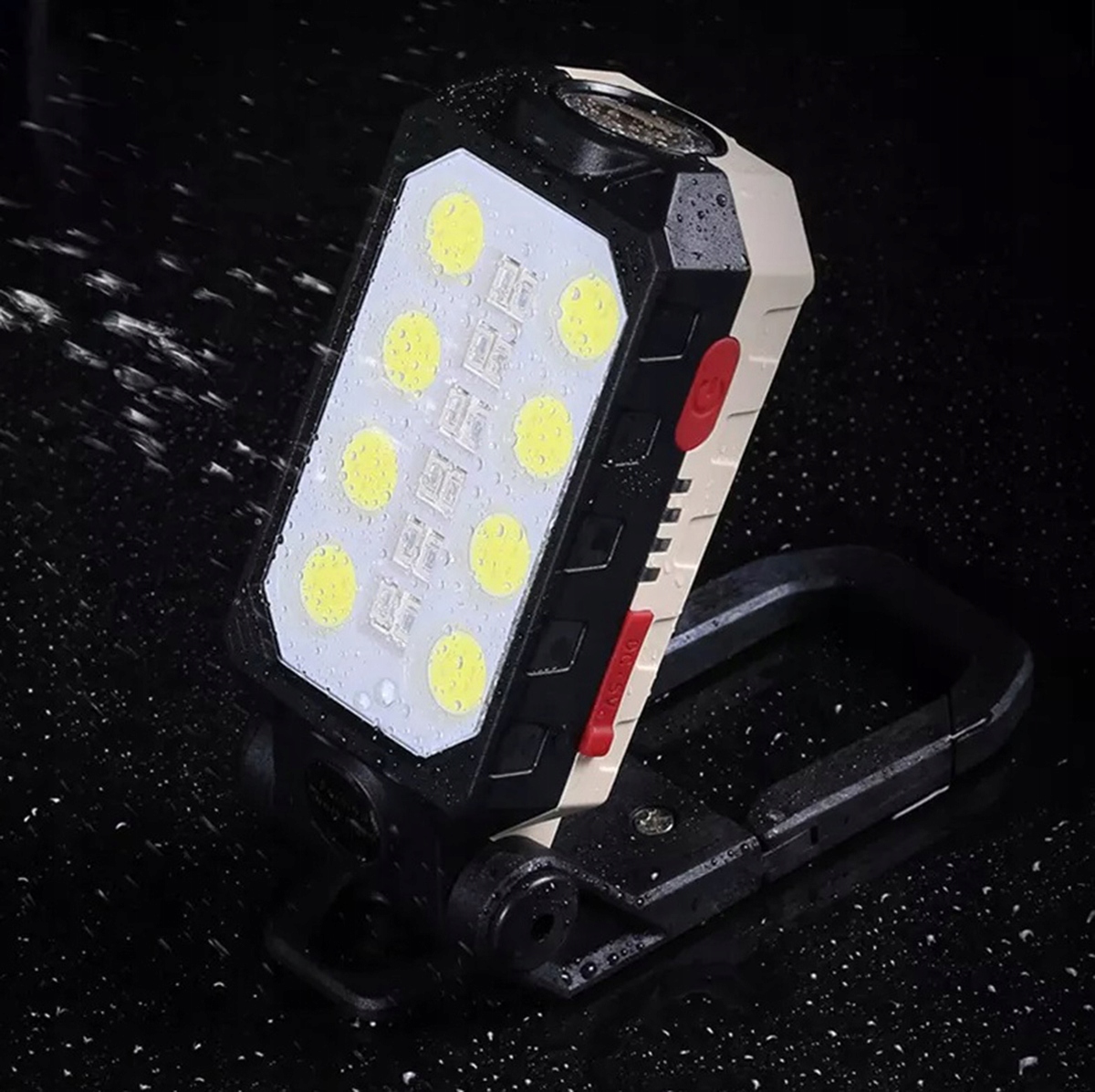 

Akumulatorowa Lampa Warsztatowa Led Hak Magnes Usb