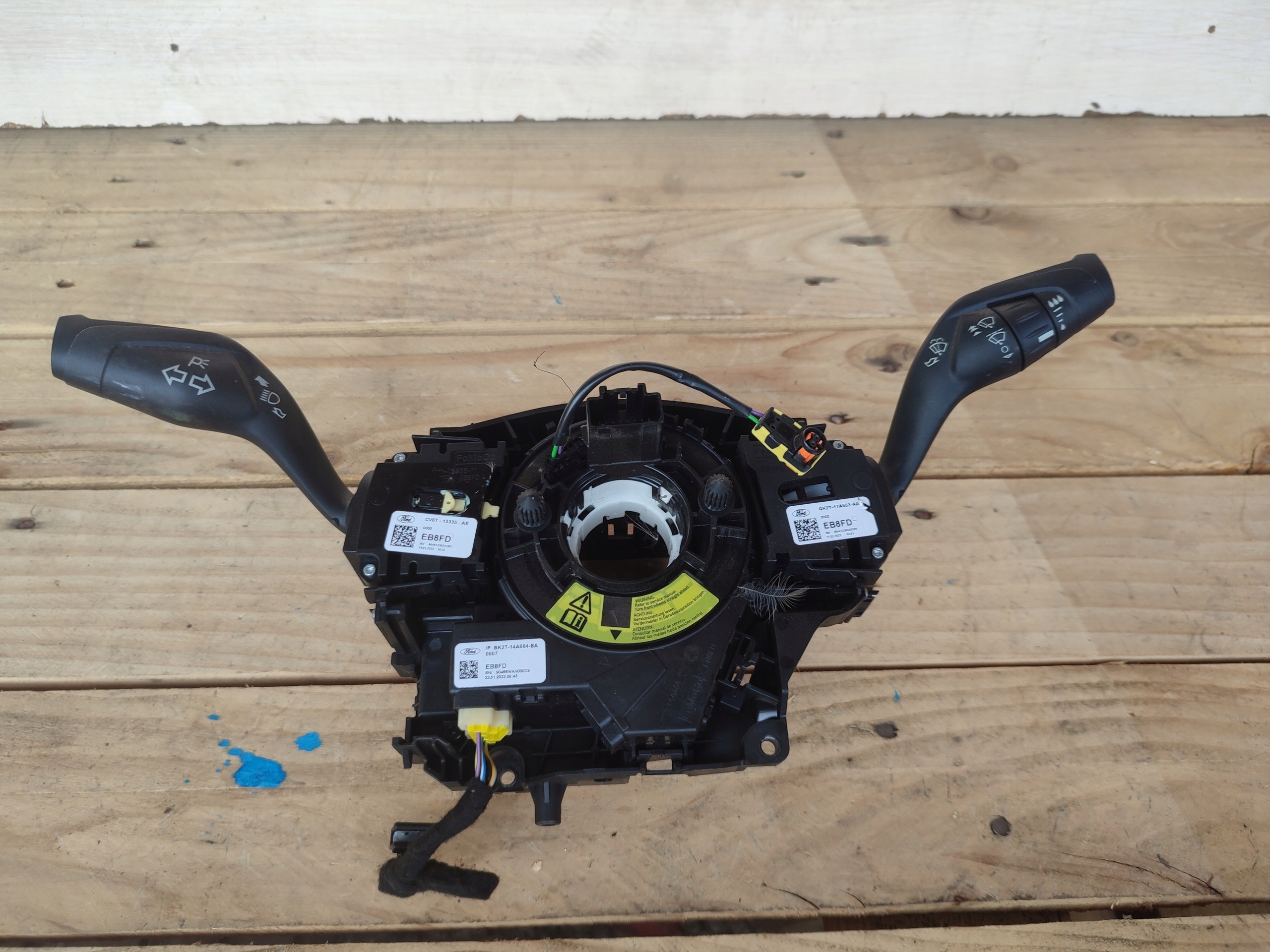 steering wheel levers and controls ring Ford Transit Custom MK8 VIII 8 KK3T-3F944-AB