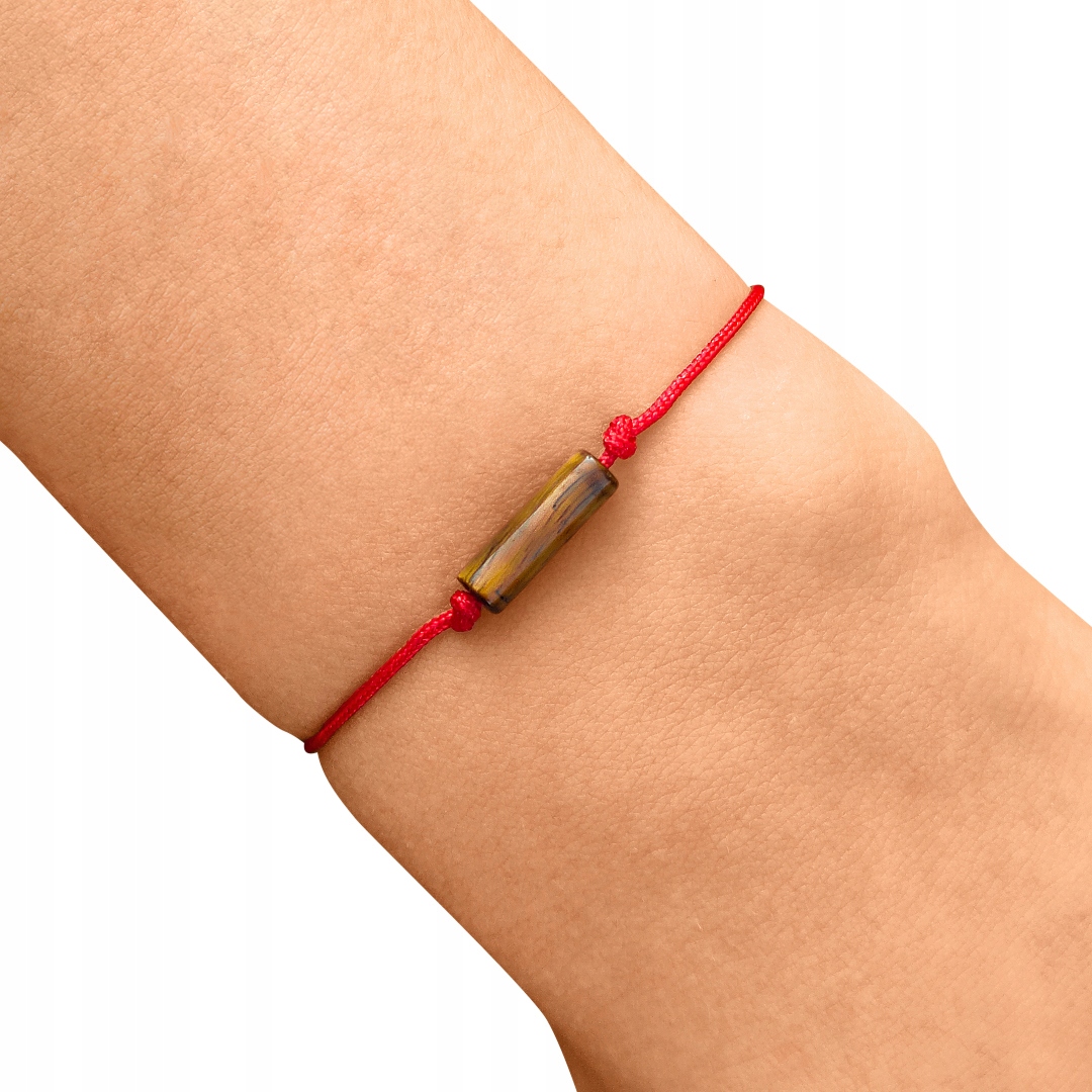 

Bransoletka Tygrysie Oko Szczęścia Z Kamieni Nitka