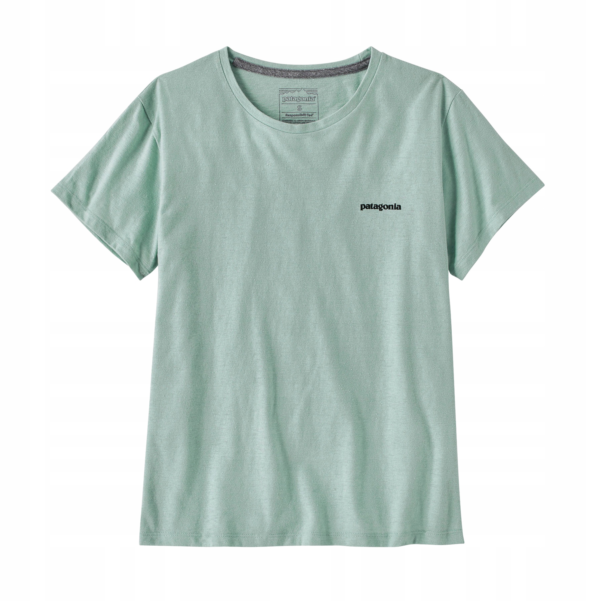Koszulka trekkingowa damska Patagonia P-6 Logo Responsibili-Tee green XS