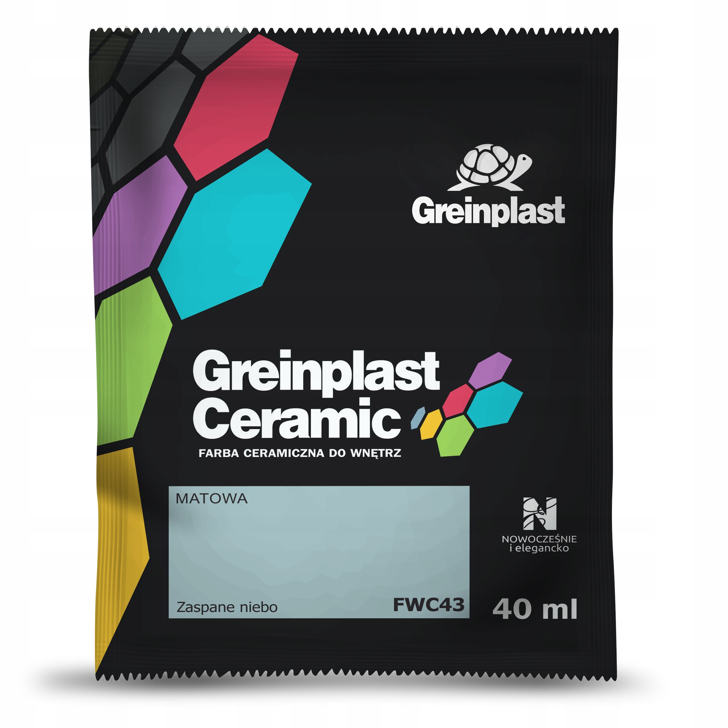 Farba ceramiczna Greinplast 60 kolorów Tester