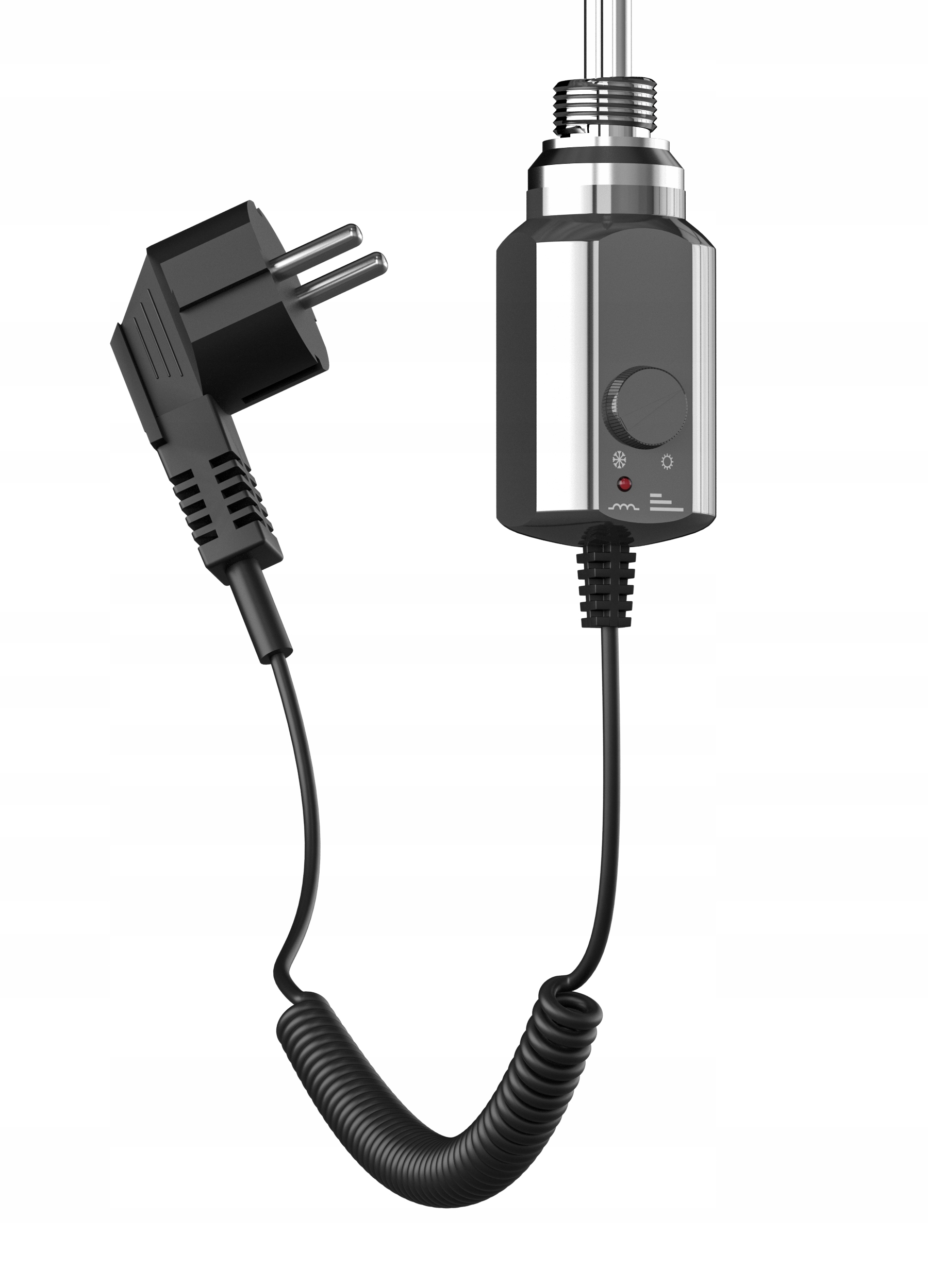 Elektrický ohrievač do radiátora 900 wattov Chrom