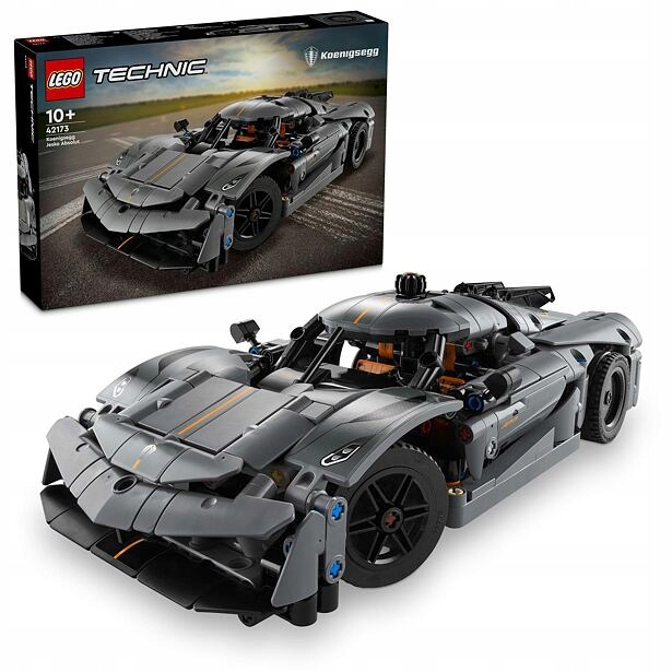 Lego Technic 42173 Šedé hyperauto Koenigsegg Jesko Absolut