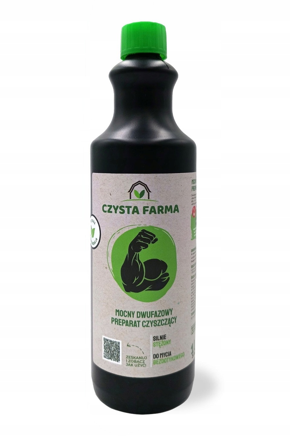 Mocny dwufazowy preparat czyszczący Czysta Farma 1 L