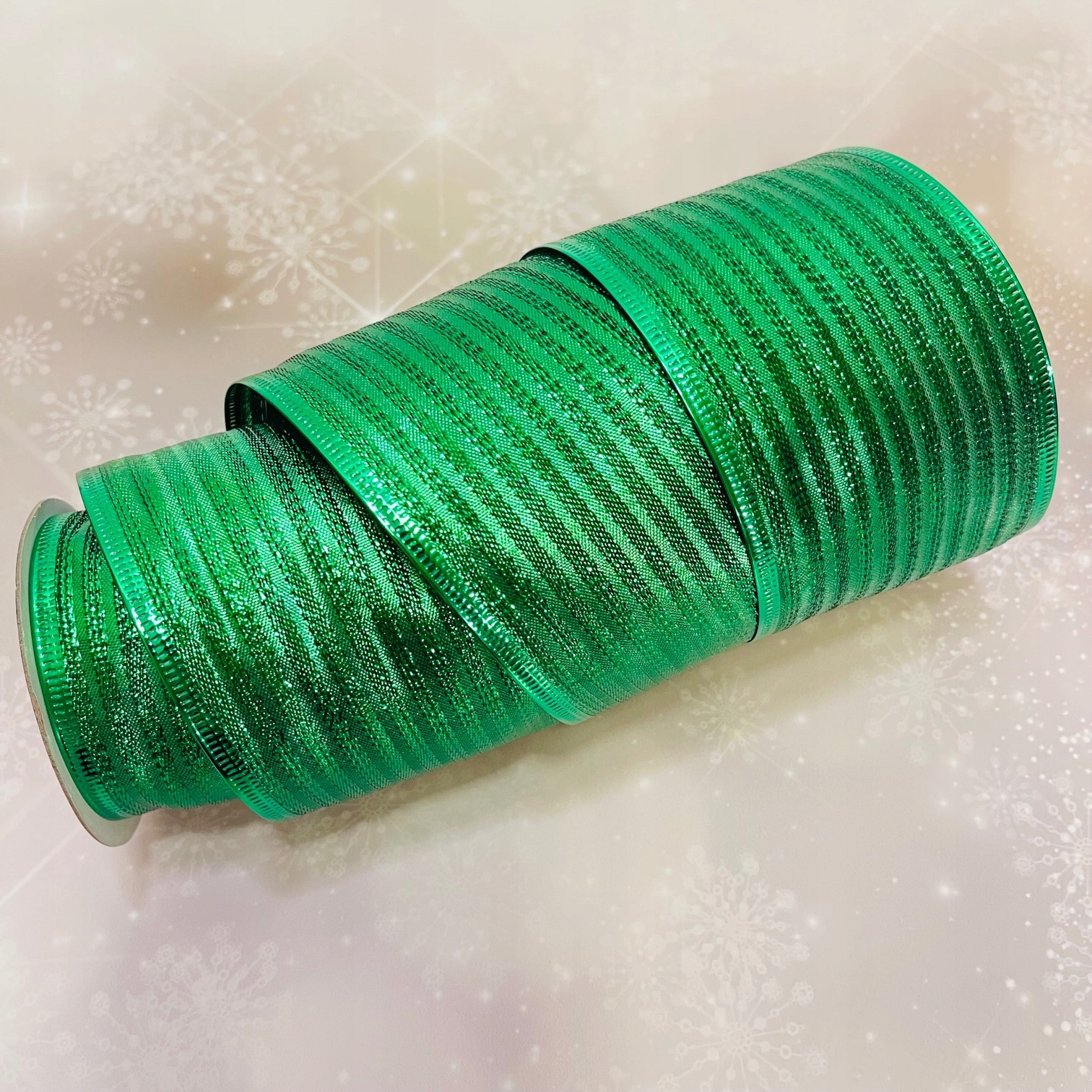 SZEROKA ŚWIĄTECZNA WSTĄŻKA 63mm DO PREZENTÓW 3m W1 Marka Style_Home