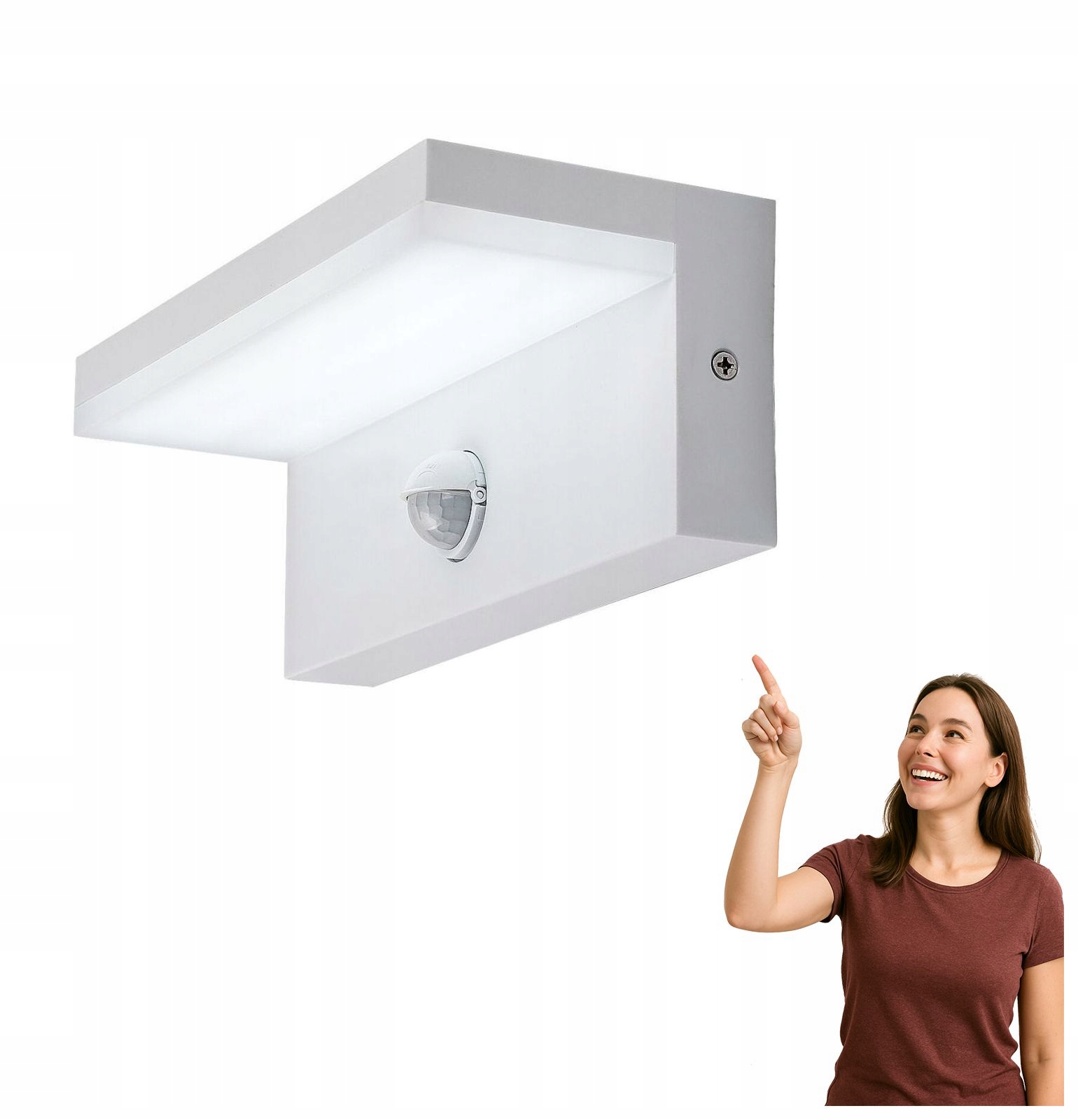 Nástěnná lampa s Led senzorem 9W Zaragoza 77116 Rabalux