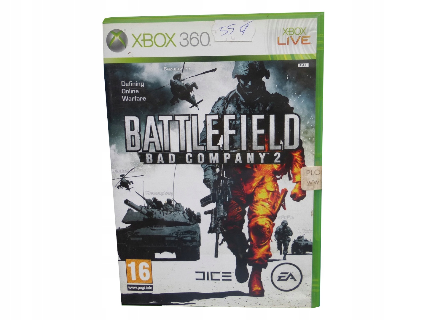 BATTLEFIELD BAD COMPANY 2 Xbox 360 pudełkowa