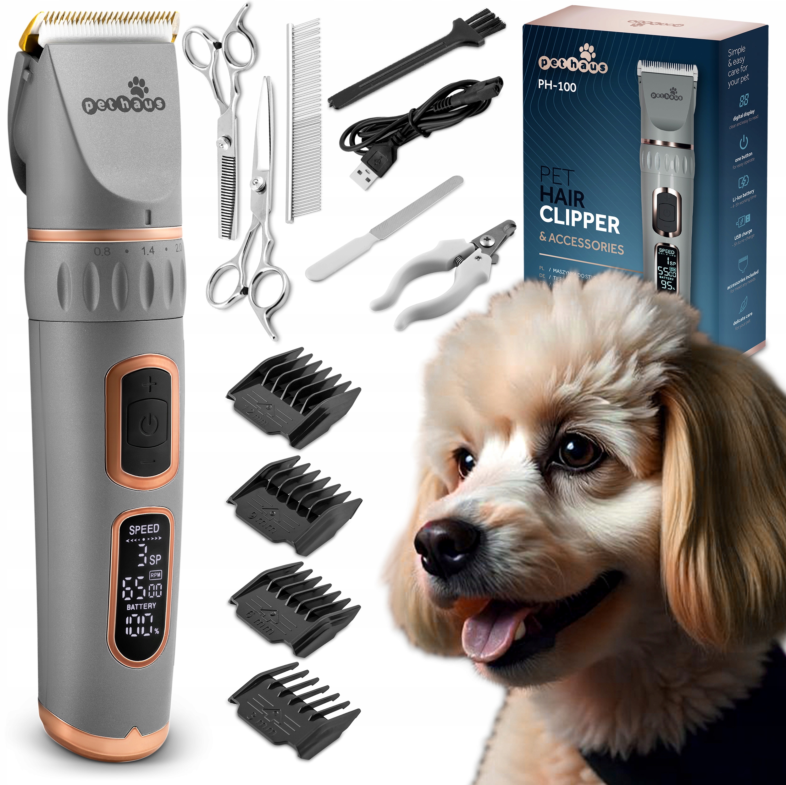 Levně Univerzální bezdrátový strojek Pethaus 10 W