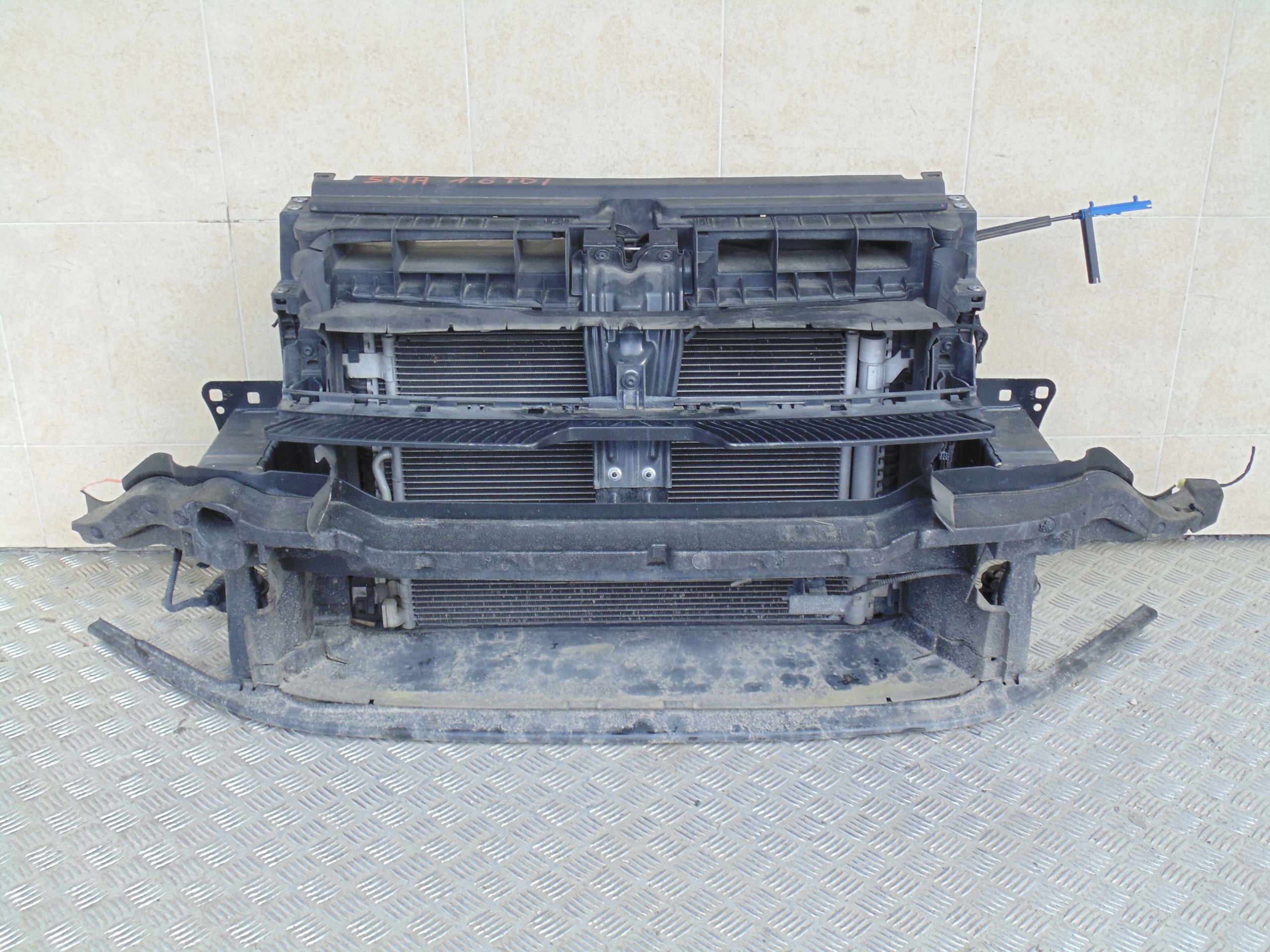 support panel for radiators pillar VW TIGUAN 5NA 1.6 TDI