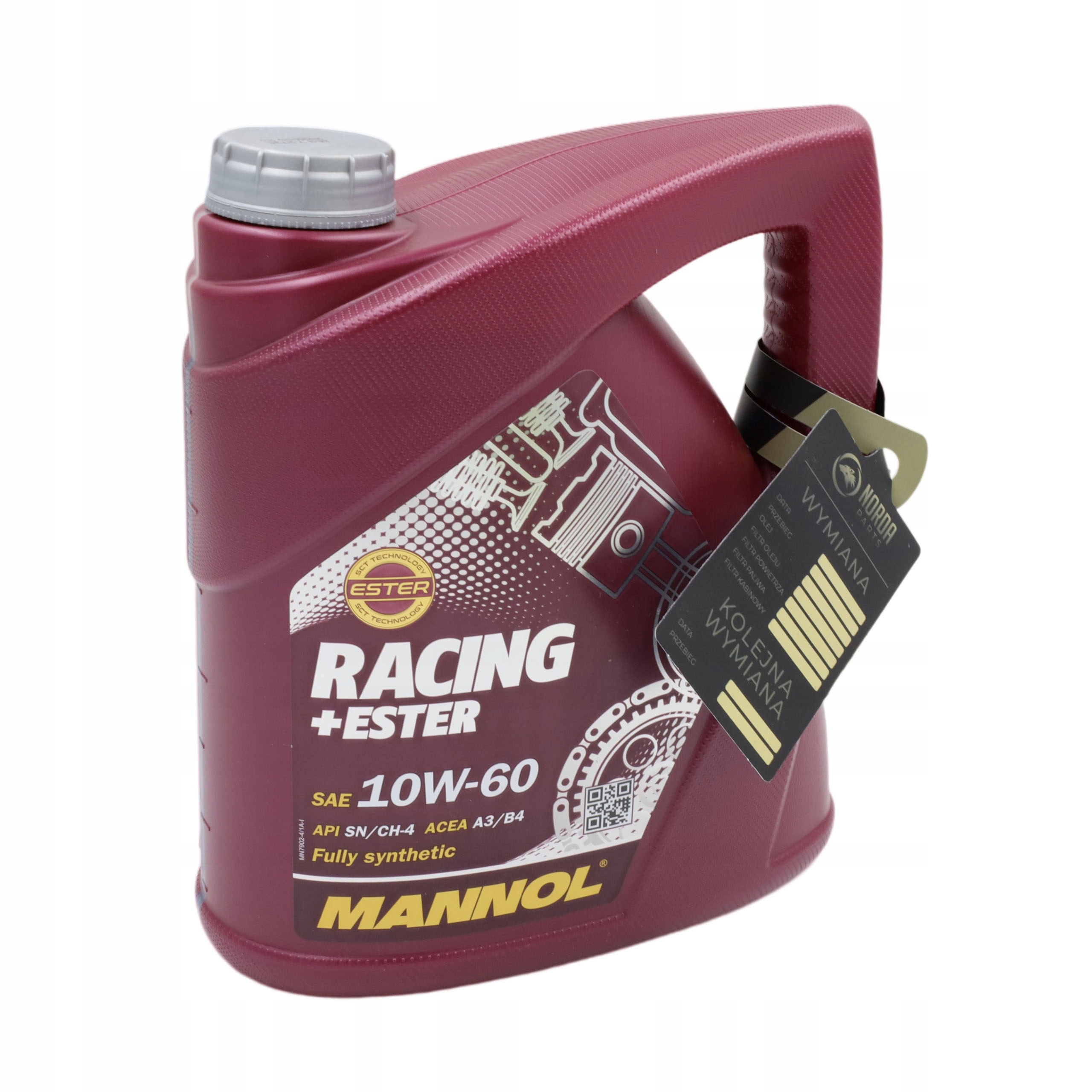 

Olej Silnikowy Mannol Racing+Ester 10w60 4L
