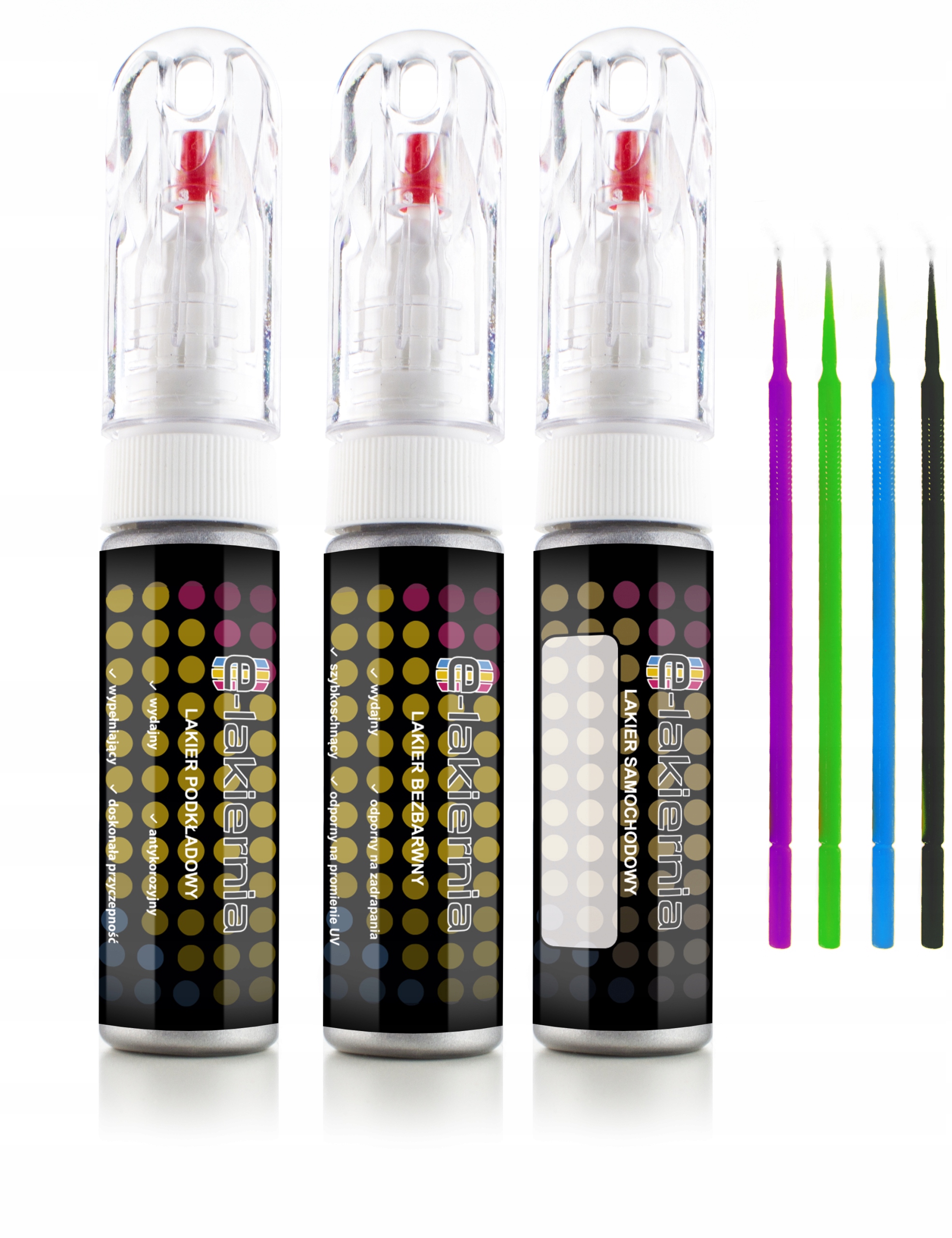 LAKIER SAMOCHODOWY ZAPRAWKA VW AUDI LB8R + PODKŁAD + BEZBARWNY