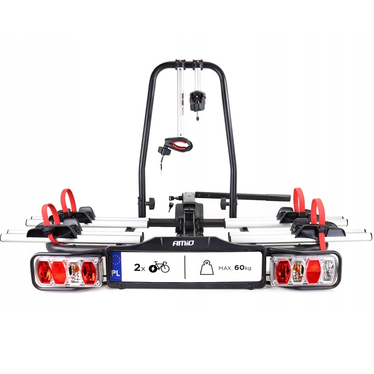 Cyklistický nosič na hák E-Bike 2 bicykle TBC-02/2