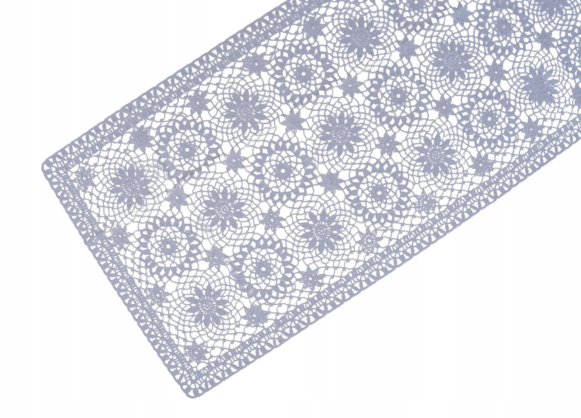 

Bieżnik szary ażurowy z tworzywa Pcv 39x150 cm