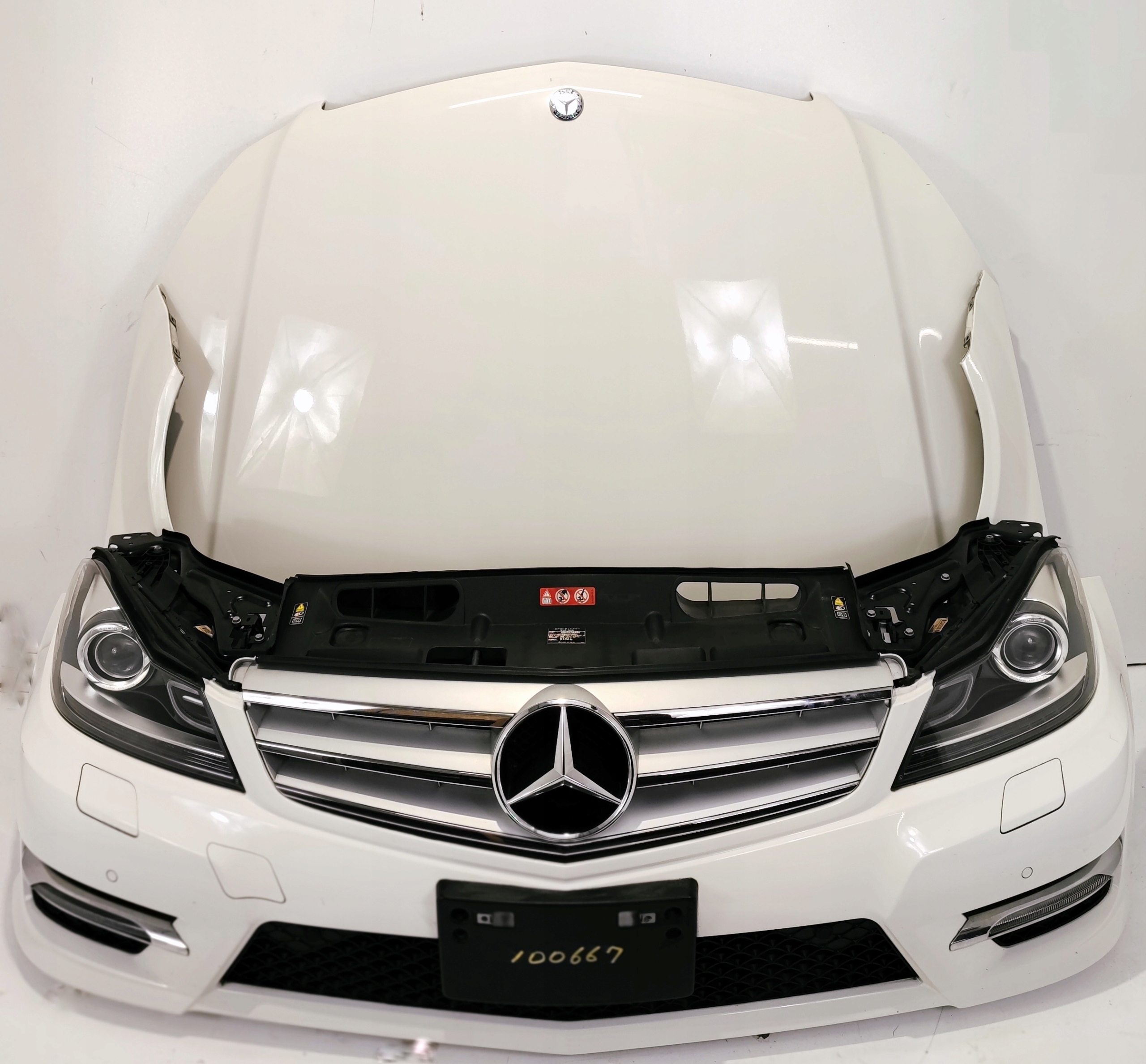 MERCEDES C W204 LIFT MASKA BŁOTNIK PAS ZDERZAK AMG