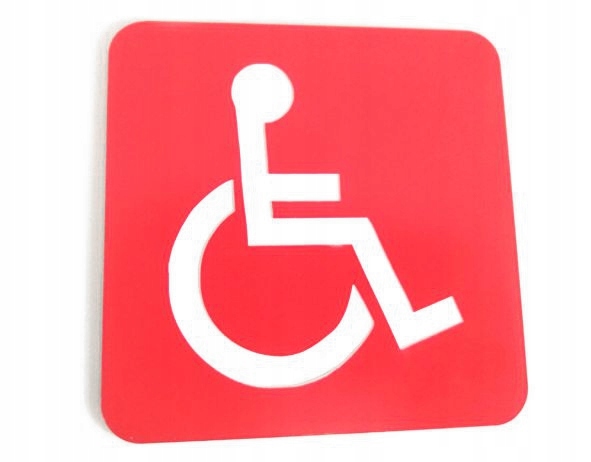 TABLICZKA toaleta WC 10x10 cm emblemat GRAWER znak