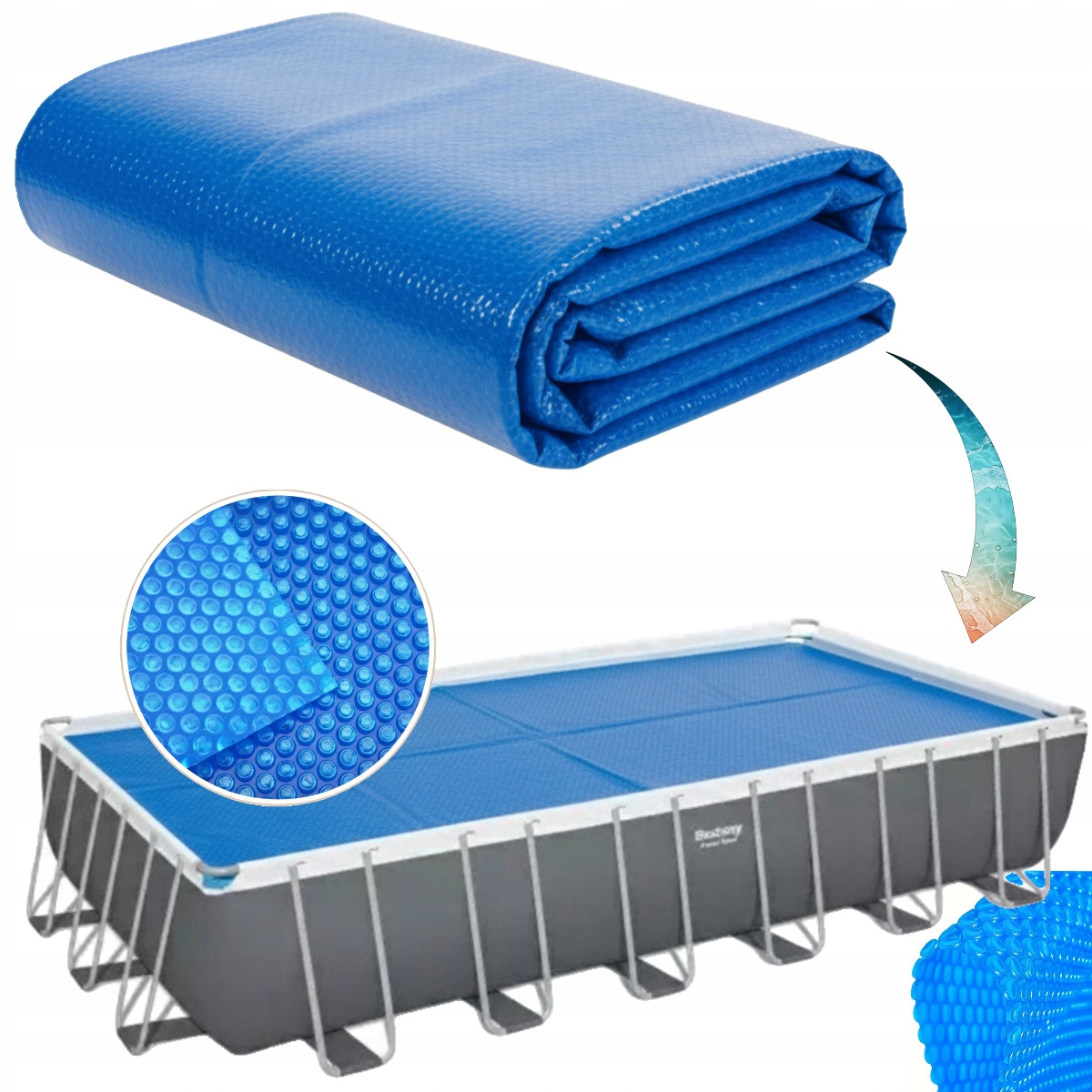 Krycí Plachta Podložka S Ohřívačem Vody Do Bazénu Bestway 56475