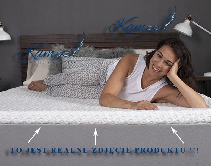 Topper Nakładka Latex 2 cm 70x200 MATERAC SILVER