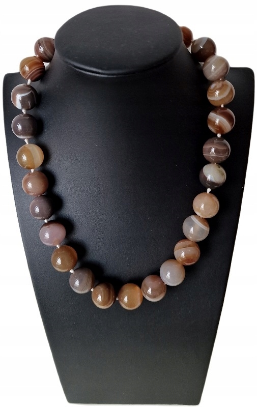 Achát Brazilský Přírodní Náhrdelník Etnické Inspirace Roots